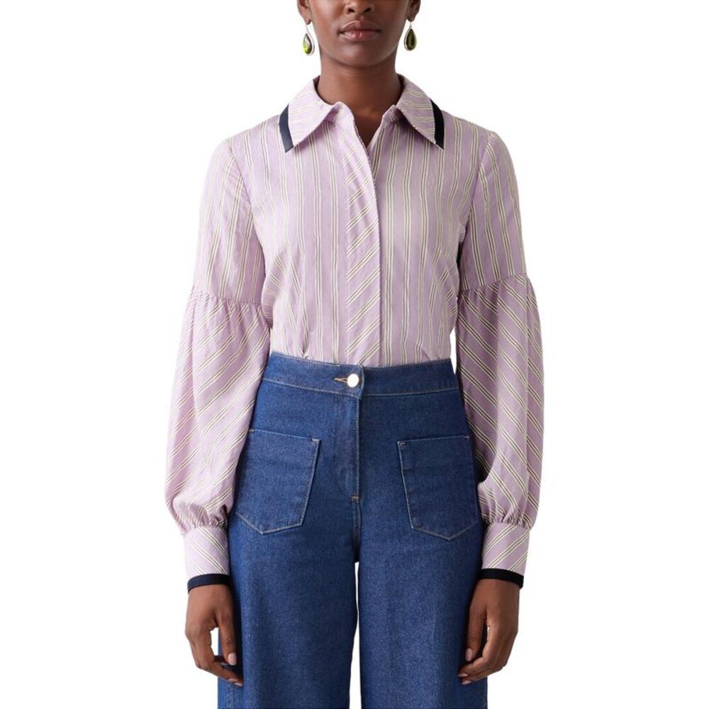 Lk Bennett Womens  Selma Top, Purple